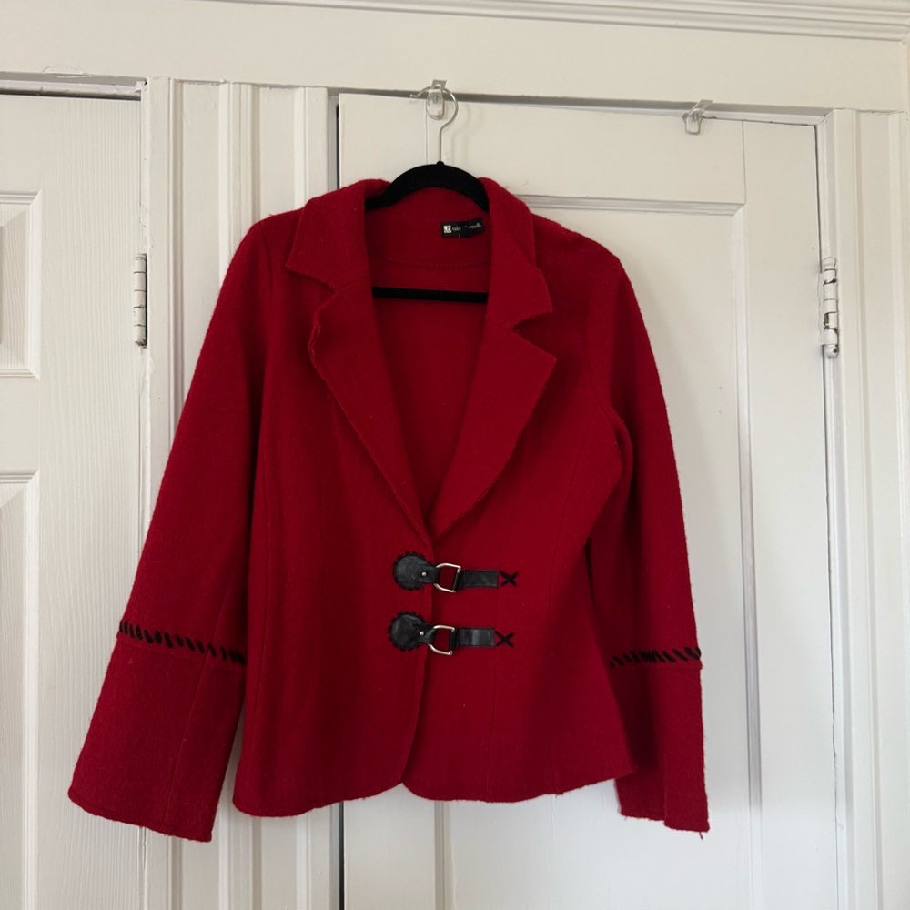 Valerie Bertinelli Red Jacket